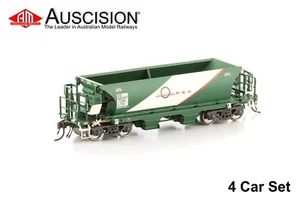 Auscision (NBH-6)Rail Services Australia Green/White - RSA MK1 Logo - 4 Car Pack - Picture 1 of 1