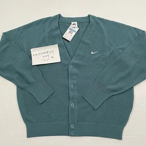 Maglione cardigan uomo taglia M Nike SB skate misto lana DQ6306-379 Medium $140 - Foto 1 di 11