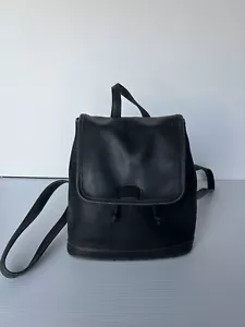 COACH Vintage 90s 9315 Bleecker Backpack JAPAN Black Leather MADE IN USA Bag - Bild 1 von 18