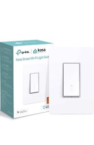 Kasa Smart Light Switch HS200, Single Pole, Needs Neutral Wire, 2.4Ghz Wi-Fi Lig