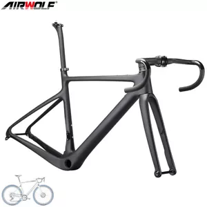 AIRWOLF T1100 Carbon Gravel Rahmen 700x40c Rennrad Cyclocrossrad Fahrrad Frame - Bild 1 von 24