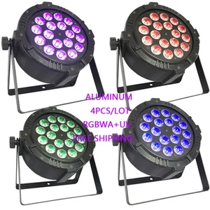 4 PIEZAS 18x15w RGBWA+UV 6 en 1 DJ LED PAR BODA ESCENARIO ESPECTÁCULO CLUB EVENTO ESPECTÁCULO LUZ - Imagen 1 de 12