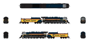 Broadway Limited 7406 N Chessie T1 4-8-4 Steam Loco - Sonido/DC/DCC, Humo #2101 - Imagen 1 de 12