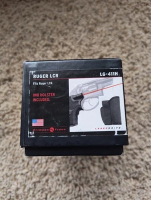 Empuñaduras láser con funda NOS Crimson Trace LG-411H. Empuñadura para bota Ruger LCR Foto 1 de 4