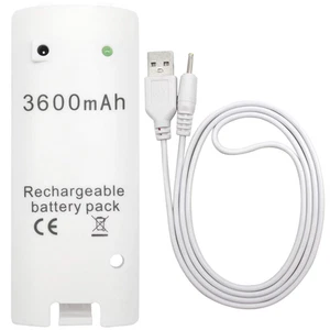 OSTENT 3600Mah Rechargeable Battery Charger Cable for Nintendo Wii Remote Con... - Picture 1 of 12
