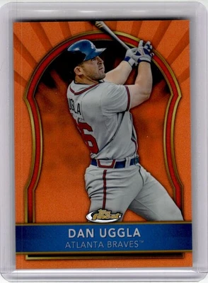 2011 Finest #30 Dan Uggla Orange Refractors #/99 - Image 1 of 2