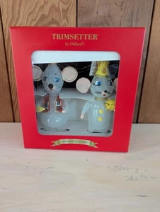 Vintage Mice Italian Blown Glass Ornaments Italy Dillards Trimsetter NOS - Picture 1 of 10