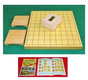 Shogi set - New kaya 1-inch tabletop chess board wooden chess pieces JAPAN - Picture 1 of 6