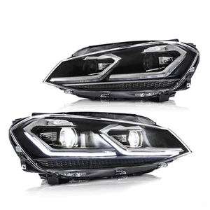 Lights Golf 7 Chrome-Plated Style 7.5 A LED Integrated DRL And Indicator Dynamic - Picture 1 of 11