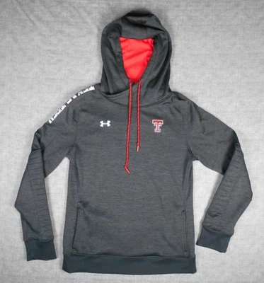 Under Armour Women’s Texas Tech Red Raiders Hoodie Sweatshirt Black Small - Image 1 of 4