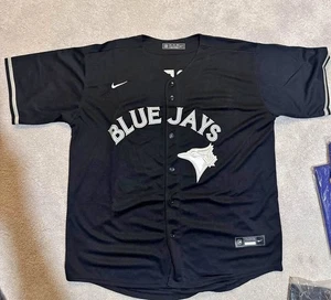 MLB Toronto Blue Jays Vladimir Guerrero Jr Sewn #27 Jersey 2XL Black NWOT - Picture 1 of 4