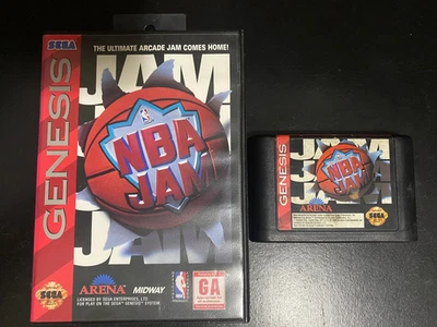 NBA Jam - Sega Genesis - Arena Entertainment - Good Condition - Image 1 of 2