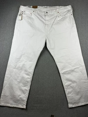 Polo Ralph Lauren Jeans Mens 48x30 White Hampton Relaxed Straight Low Stretch - Image 1 of 4
