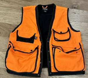 Guide Series Blaze Orange Hunting Vest Bird Shooting Ammo Pockets Adult Sz M - Picture 1 of 8