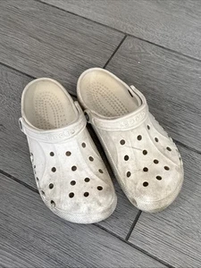 Crocs Classic Damengröße 9M US weißes Plateau - Bild 1 von 5