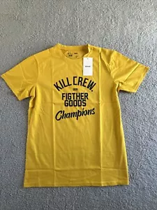 Kill Crew Apparel T-Shirt Men's L KILL CREW (Figther) Champions (Misprint-Flaw) - Picture 1 of 9