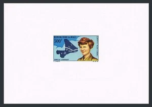 Mali C45 deluxe,MNH.Michel 145. Amelia Earhart Flight,30th Ann.1967.Map. - Picture 1 of 1