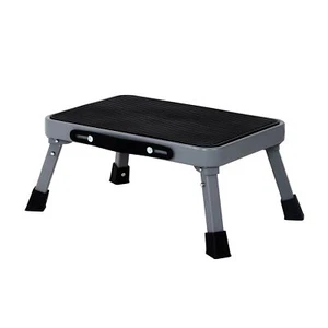 7 inch Steel Folding Step Stool Non-Slip Large Platform 1-Step Stools - Durab... - Picture 1 of 7