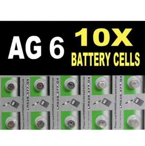 AG6 LR920 WATCH BATTERY Coin Cells Button Cell Batteries Alkaline (Pack Of 10) - Picture 1 of 1