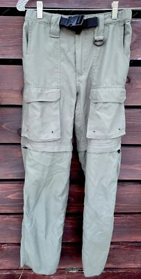 Boy Scouts Convertible Pants Switchback Medium Youth Polyester Cargo Uniform - Image 1 of 4