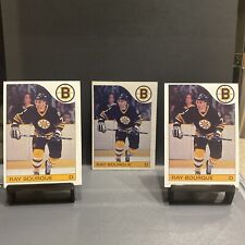 1985-86 Topps Hockey Ray Bourque # 40 NMMT (3cards)