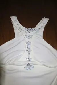 XS ❤️ VINTAGE ❤️ VICTORIA'S SECRET ❤️ STRASS ❤️ RACERBACK TANK TOP TEE - Bild 1 von 7