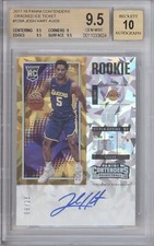 JOSH HART BGS 9.5 2017-18 PANINI CONTENDERS ROOKIE TICKET CRACKED ICE AUTO /25