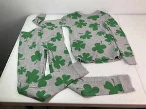 Grey & Green Shamrock Kids PJ’s. Size 6. Excellent Condition. - Picture 1 of 5