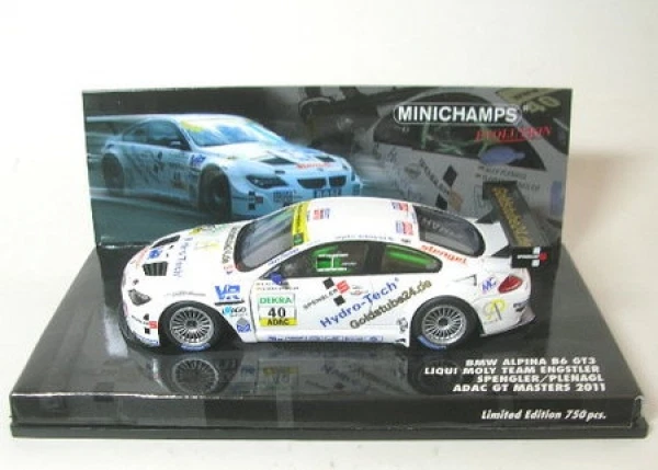 Minichamps 437112640 BMW Alpina Gt3 Spengler ADAC Master 2011 1.43