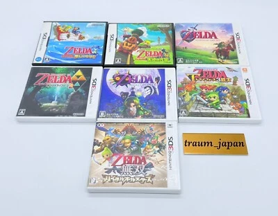 The Legend of Zelda Series Nintendo 3DS / DS Game soft Set of 7 Japanese ver. - Image 1 of 4