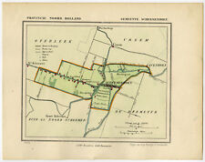 Antique Map-NETHERLANDS-SCHERMER-PLAN-SCHERMERHORN-NOORD HOLLAND-Kuyper-1865
