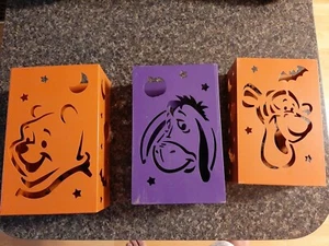 Disney Halloween Winnie Puuh Kerzenleuchter 3er Set RAR Tigger Eeyore - Bild 1 von 8