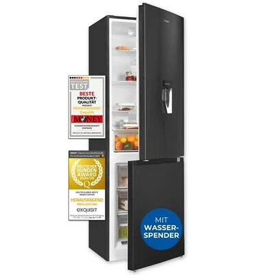 Exquisit Kühl-Gefrierkombination KGC5320-95-E-WS-040C inoxlook-az | 4*-Gefrieren