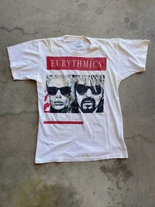 VINTAGE 1987 EURYTHMICS ROCK NEW WAVE TOUR CONCERT T SHIRT DEPECHE MODE - Picture 1 of 8