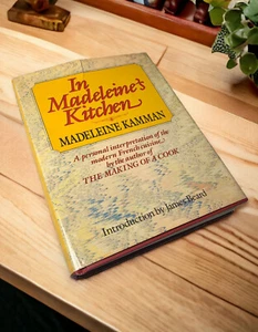 SIGNED In Madeleine's Kitchen, by Madeleine Kamman 1st Ed HCDJ Book  1984 - Picture 1 of 15