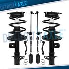 Front Struts Coil Spring Sway Bars Tie Rods w/Boot for 2007 - 2013 Nissan Altima Nissan Altima