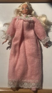 Vintage 1993 Bedtime Barbie Mattel Soft Body Doll Zombie Eyes - Picture 1 of 7