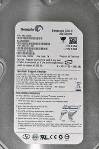 Seagate BarraCuda 250GB 7200RPM SATA 3Gbps 3.5" LFF Hard Disk Drive ST3250824AS - Picture 1 of 1