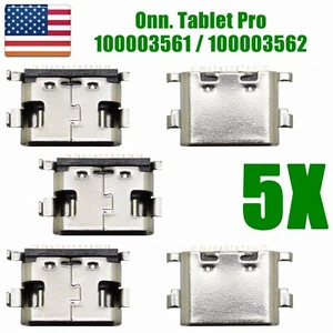 5 x connecteur de station d'accueil port de charge USB Type-C pour tablette Onn 100003561/100003562 - Photo 1/3