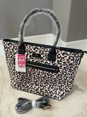 Trina Turk 托特包沙滩包豹纹全新带标签 — 第 1/4 张图片
