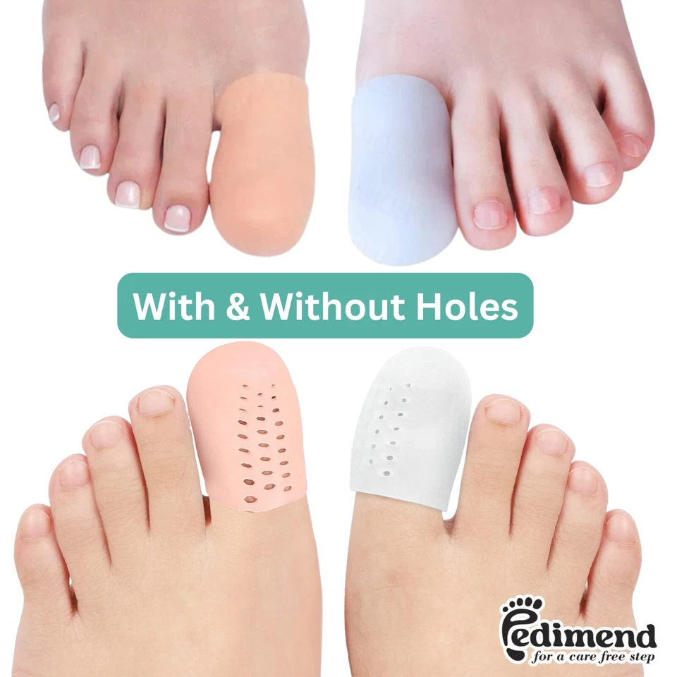 PEDIMEND™ Pedimend großer Zehenschutz Silikon Zehenhüllen für Blasen, Hühneraugen, Zehennägel UK