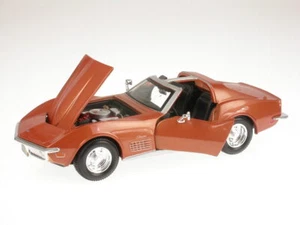 Chevrolet Corvette C3 1970 copper diecast model car 31202 Maisto 1/24 - Picture 1 of 6