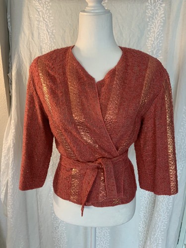 Autentica giacca Chanel righe iridescenti 99P 38