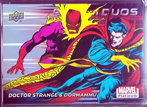 2023 Marvel Platinum Platinum Duos Rainbow #PD2 Doctor Strange / Dormammu - Picture 1 of 3