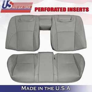 2007 to 2012 For Lexus ES350 2nd Row Top & Bench Bottom Leather Seat Covers Gray - Picture 1 of 8