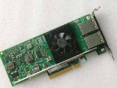 DELL/INTEL X540-T2 Genuine CONVERGED DUAL PORT NETWORK ADAPTER K7H46/3DFV8 10GbE - Image 1 of 3