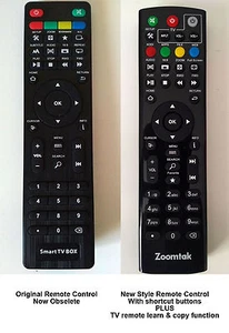 ZOOMTAK MEDIA BOX ORIGINAL REMOTE CONTROL THAT WORKS EVERY ZOOMTAK BOX NEW & OLD - Picture 1 of 5