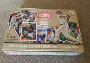 2016 Topps Archives 65th Anniversary Edition Empty Wax Box Mint!! - Picture 1 of 3
