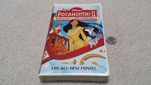 NEW VHS, Disney's Pocahontas II -- Journey to a New World, 1998, SEALED - Foto 1 di 8