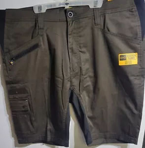 Caterpillar Men Operator Flex Short Apparel Size 30 Brown NWT - Picture 1 of 3